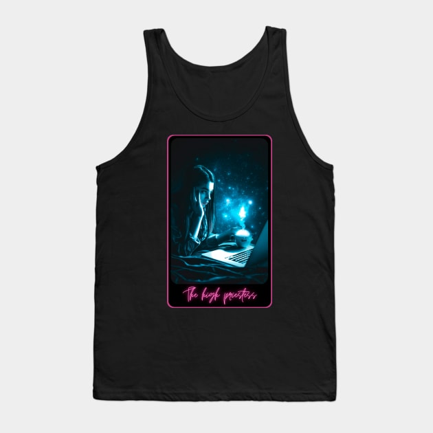 The High Priestess Tank Top by Gwraggedann